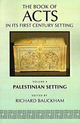 Cover for Bauckham · The Book of Acts in its Palestinian Setting (Paperback Book) (1995)