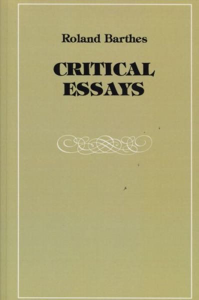 Cover for Roland Barthes · Critical Essays (Pocketbok) (1972)