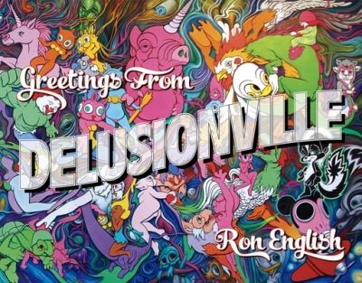 Cover for Ron English · Greetings from Delusionville (Hardcover Book) (2022)