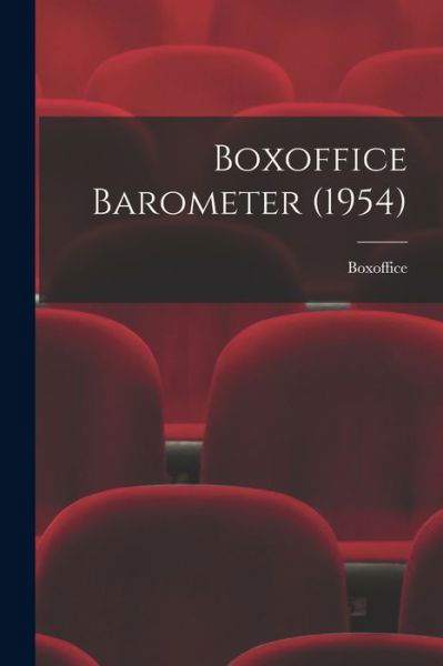 Cover for Boxoffice · Boxoffice Barometer (1954) (Paperback Bog) (2021)