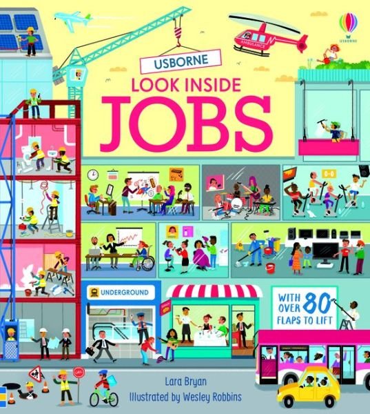 Cover for Lara Bryan · Look Inside Jobs - Look Inside (Board book) (2020)