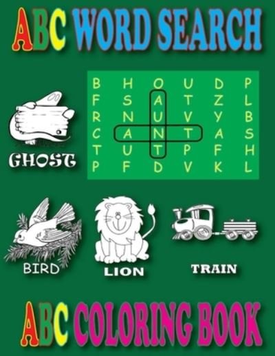 Cover for KJ Books Games Publishing · ABC Word Search and ABC Coloring Books (Pocketbok) (2015)