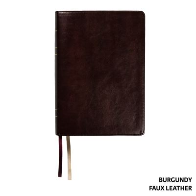 LSB Inside Column Reference, Paste-Down, Reddish-Brown Faux Leather - Steadfast Steadfast Bibles - Books - Three Sixteen Publishing - 9781636641898 - January 4, 2023