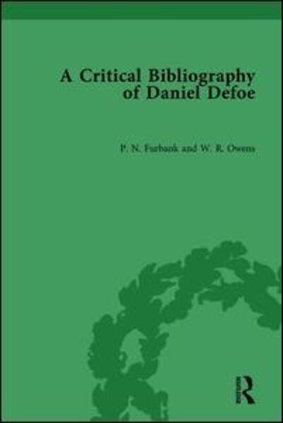 A Critical Bibliography of Daniel Defoe - P N Furbank - Livros - Taylor & Francis Ltd - 9781851963898 - 1 de maio de 1998