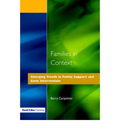 Cover for Carpenter, Barry, OBE · Families in Context (Paperback Book) (1997)