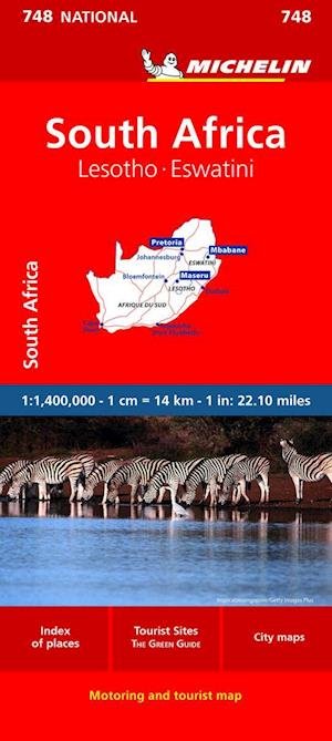 South Africa - National Map 748 - Michelin - Boeken - Michelin Editions des Voyages - 9782067259898 - 17 augustus 2023