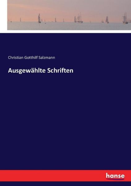 Cover for Salzmann · Ausgewählte Schriften (Book) (2016)