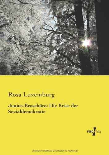 Cover for Rosa Luxemburg · Junius-Broschure: Die Krise der Sozialdemokratie (Pocketbok) [German edition] (2019)