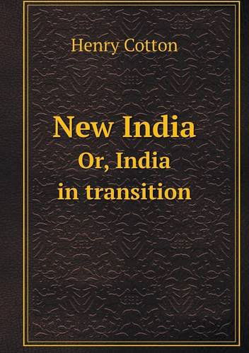 Cover for Henry Cotton · New India Or, India in Transition (Paperback Book) (2013)