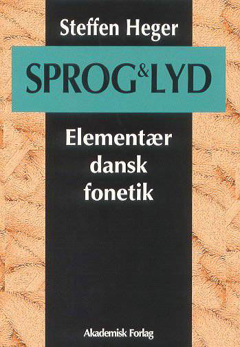 Cover for Steffen Heger · Sprog og lyd (Heftet bok) [2. utgave] (2001)