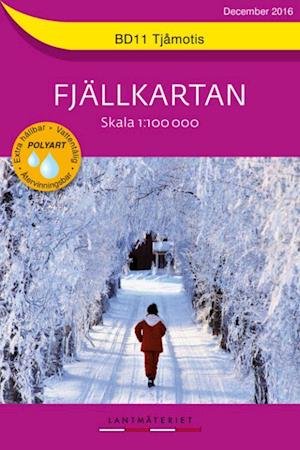 Cover for Lantmäteriet · Fjällkartan BD: Tjåmotis (Hardcover bog) (2017)