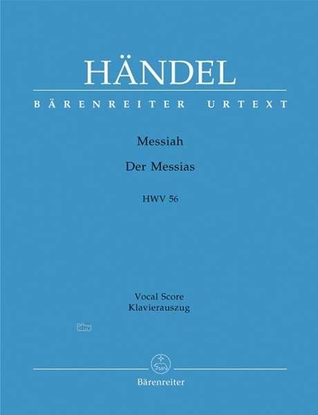 Cover for Georg Friedrich Händel · HÃ¤ndel:messias Hwv56,dt.engl.ka.ba4012a (Bog)