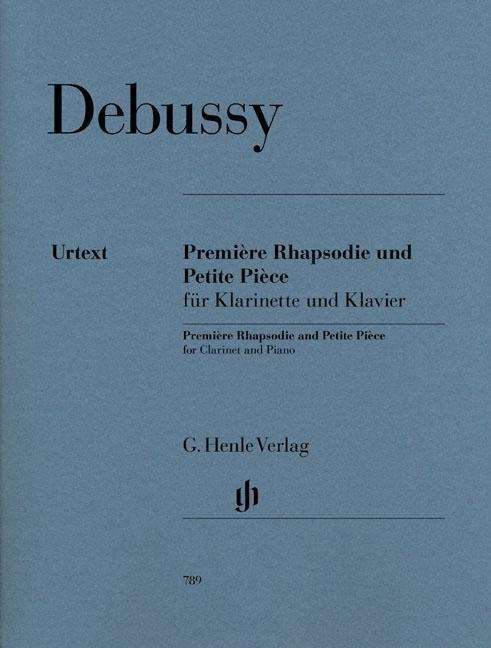 Cover for Debussy · Premi re Rhapso.,Klar. / Kl.HN789 (Book) (2018)
