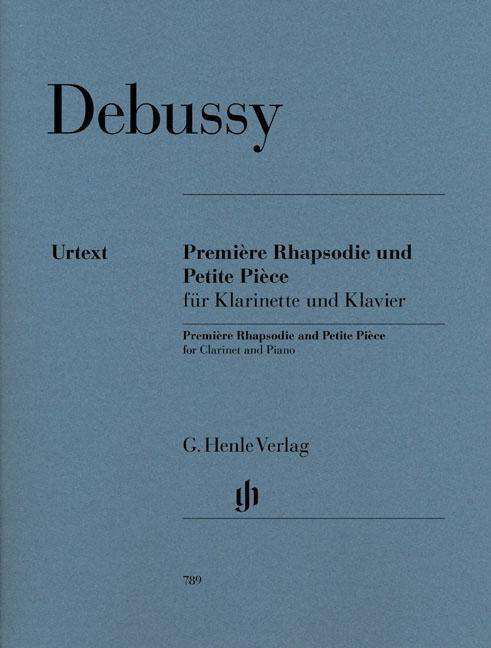 Premi re Rhapso.,Klar. / Kl.HN789 - Debussy - Książki - SCHOTT & CO - 9790201807898 - 6 kwietnia 2018