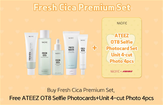 Fresh Cica Premium Set - ATEEZ X NACIFIC - Merchandise - Nacific - 9951161478898 - May 17, 2024