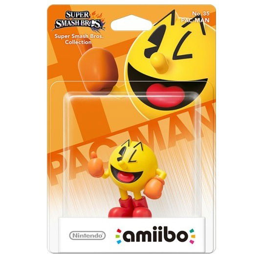 Cover for Multiple Formats · Nintendo AMIIBO Super Smash Bros. Collection  PacMan  No. 35  Multi (Amiibo)