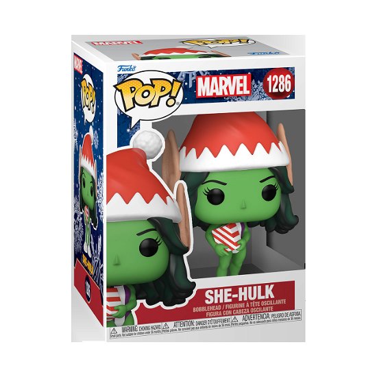Holiday- She-hulk - Funko Pop! Marvel: - Produtos - Funko UK LTD - 0889698721899 - 12 de outubro de 2023