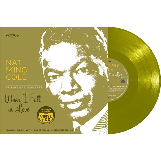Cover for Nat King Cole · When I Fall in Love (Gold Vinyl) (+ Cd) (LP) (2020)