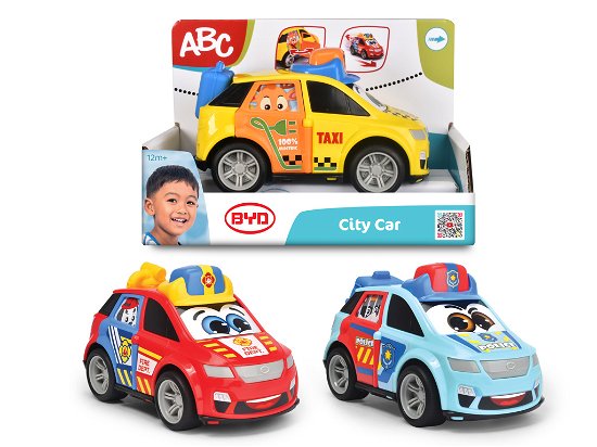 Cover for Abc · ABC Bil m/pull-back 14,5cm 2-asst (Toys) (2021)