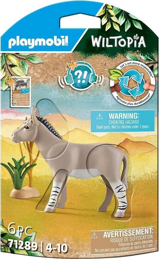 Cover for Playmobil · Playmobil WIltopia Afrikaanse Wilde ezel - 71289 (Legetøj)