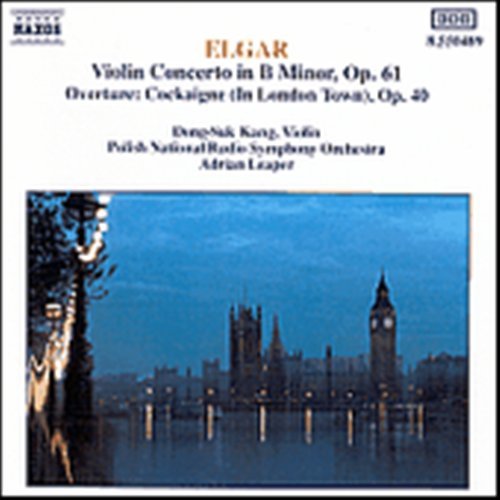 Violinkonzert / Cockaigne Ov. *s* - Kang / Leaper / Poln.Staatl.RSO - Musikk - Naxos - 4891030504899 - 20. november 1991