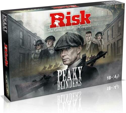 Cover for ''winning Moves'' · Winning Moves: Risk - Peaky Blinders Board Game (english Language) (wm01746-en1) (GAME) (2022)