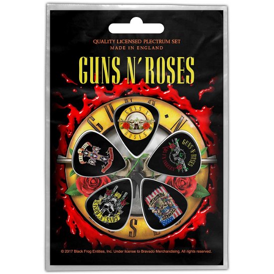 Guns N' Roses Plectrum Pack: Bullet Logo - Guns N Roses - Merchandise -  - 5055339787899 - 