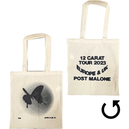 Post Malone Tote Bag: Spotlight 2023 Tour (Back Print & Ex-Tour) - Post Malone - Merchandise -  - 5056737232899 - 