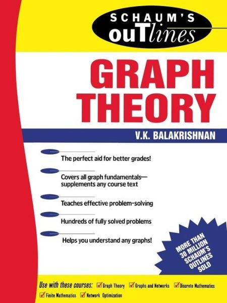 Cover for V. Balakrishnan · Schaum's Outline of Graph Theory: Including Hundreds of Solved Problems (Paperback Bog) [Ed edition] (1997)