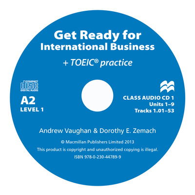 Cover for Dorothy Zemach · Get Ready For International Business 1 Class Audio CD [TOEIC] (Audiobook (CD)) (2013)