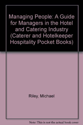 Cover for Michael Riley · Managing People (Hospitality Managers' Pocket Books) (Hardcover Book) (1995)