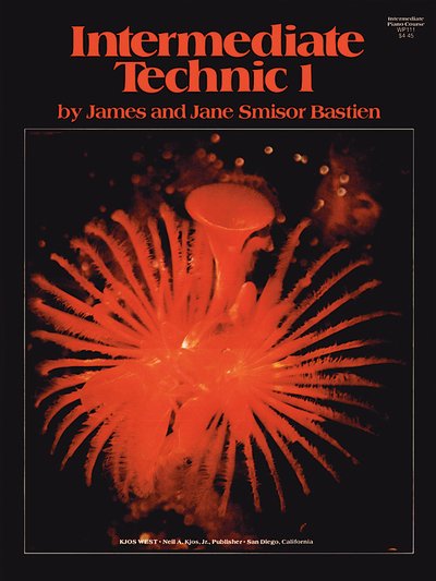 Cover for James Bastien · Intermediate Technic Level 1 - Intermediate Piano Course (Partitur) (1982)