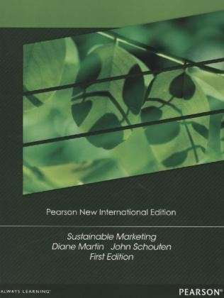 Cover for Diane Martin · Sustainable Marketing: Pearson New International Edition (Pocketbok) [Pearson New International edition] (2013)