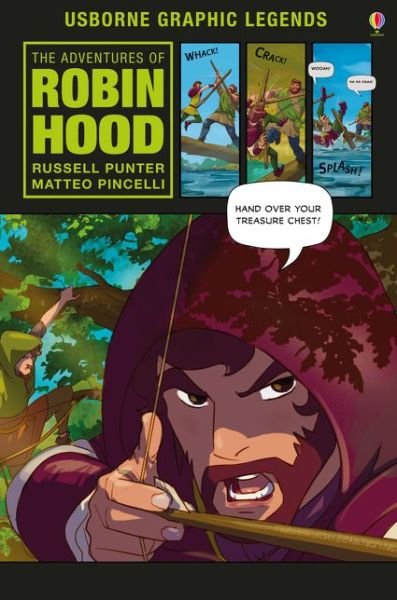 Cover for Russell Punter · The Adventures of Robin Hood - Usborne Graphic Legends (Hardcover bog) (2017)