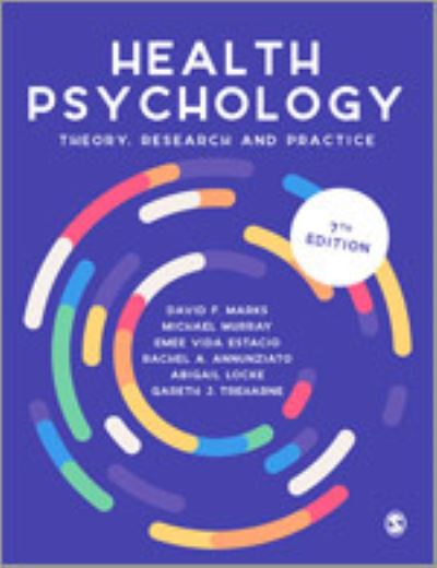 Cover for David F. Marks · Health Psychology: Theory, Research and Practice (Paperback Book) [7 Revised edition] (2024)