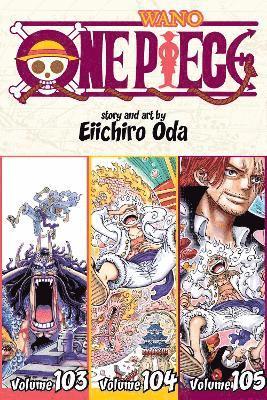 Cover for Eiichiro Oda · One Piece (Omnibus Edition), Vol. 35: Includes vols. 103, 104 &amp; 105 - One Piece (Paperback Book) [Omnibus edition] (2025)