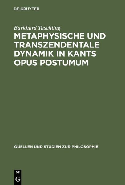 Cover for Tuschling · Metaphysische und transzenden (Book) (1971)