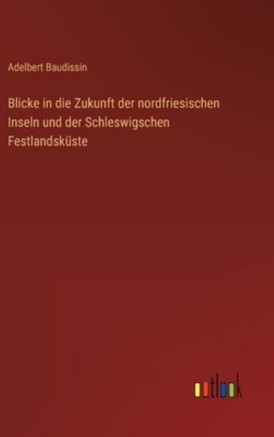 Cover for Adelbert Baudissin · Blicke in die Zukunft der nordfriesischen Inseln und der Schleswigschen Festlandskuste (Hardcover Book) (2022)