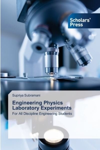 Cover for Supriya Subramani · Engineering Physics Laboratory Experiments (Paperback Book) (2021)