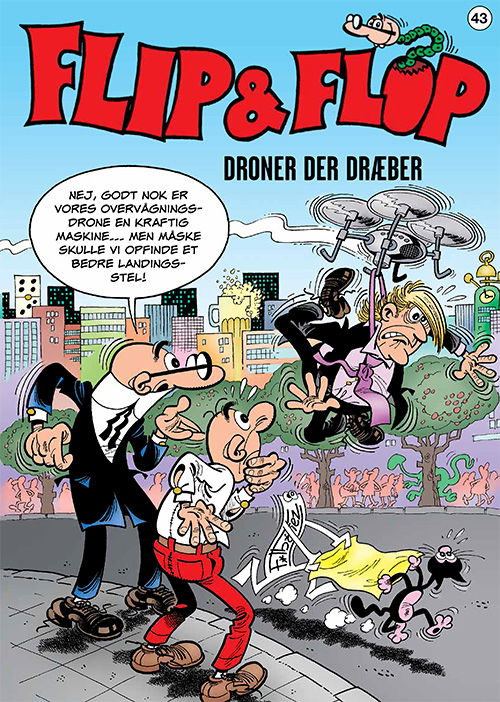 F. Ibáñez · Flip & Flop: Flip & Flop 43: Droner der dræber (Sewn Spine Book) [1º edição] (2024)