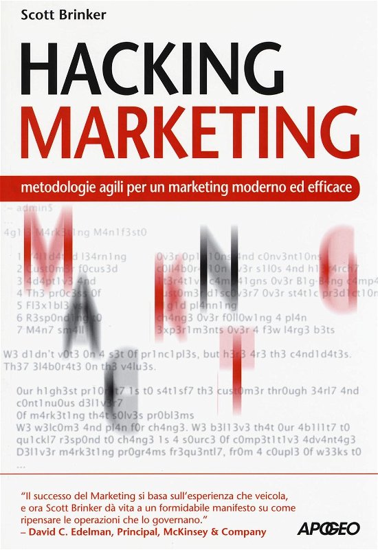 Cover for Scott Brinker · Hacking Marketing. Metologie Agili Per Un Marketing Moderno Ed Efficace (Book)