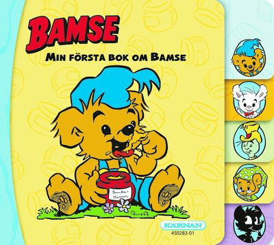 Cover for Min första bok om Bamse (Board book) (2016)