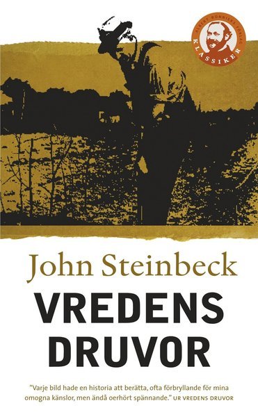 Cover for John Steinbeck · Albert Bonniers klassiker: Vredens druvor (Paperback Bog) (2010)