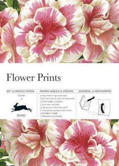 Flower Prints: Gift & Creative Paper Book Vol. 77 - Pepin Van Roojen - Kirjat - Pepin Press - 9789460090899 - maanantai 5. helmikuuta 2018