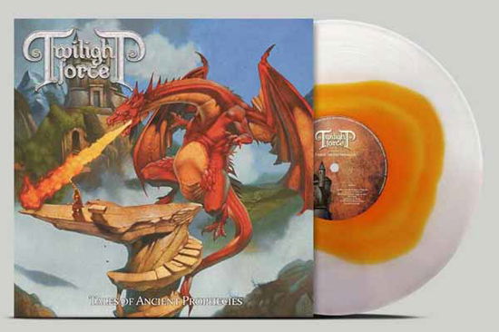 Cover for Twilight Force · Tales of Ancient Prophecies (Transparant Vinyl with Orange Fireball) (LP) [Limited edition] (2024)