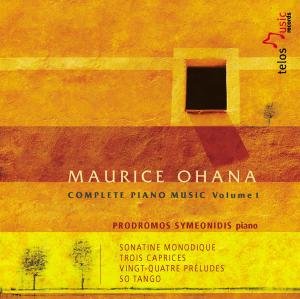 Cover for Ohana,maurice / Symeonidis · Complete Piano Music 1 (CD) (2010)