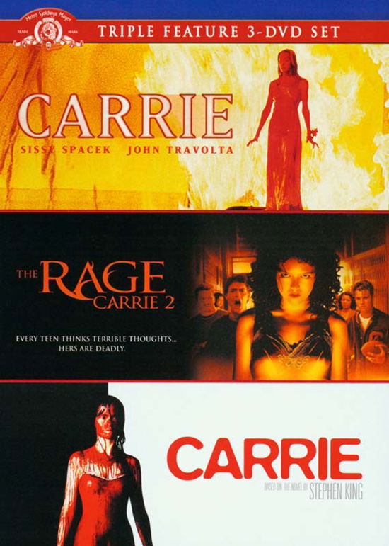 Cover for Carrie Triple Feature (DVD) (2010)