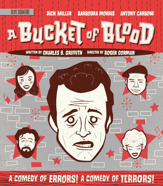 Cover for Bucket of Blood (Olive Signature) (Blu-ray) (2019)