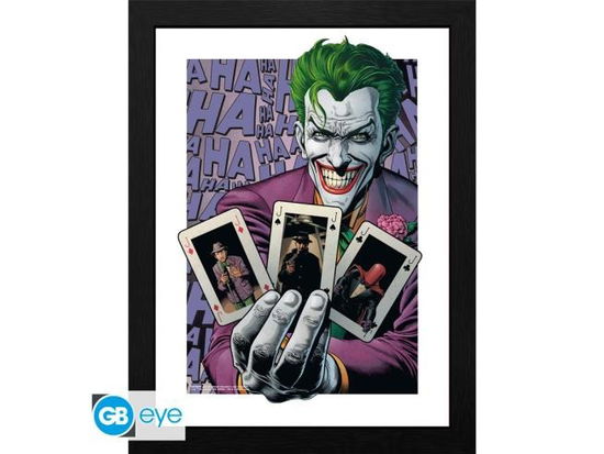 Cover for Dc Comics · Framed Print The Joker Haha Cards (30x40) X2 (MERCH)