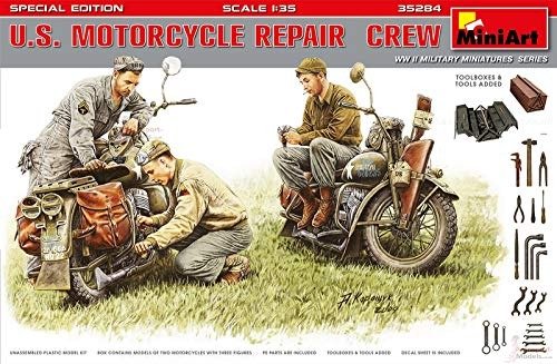 Cover for MiniArt · 1/35 U.s. Motorcycle Repair  Crew. S.e. (Toys)
